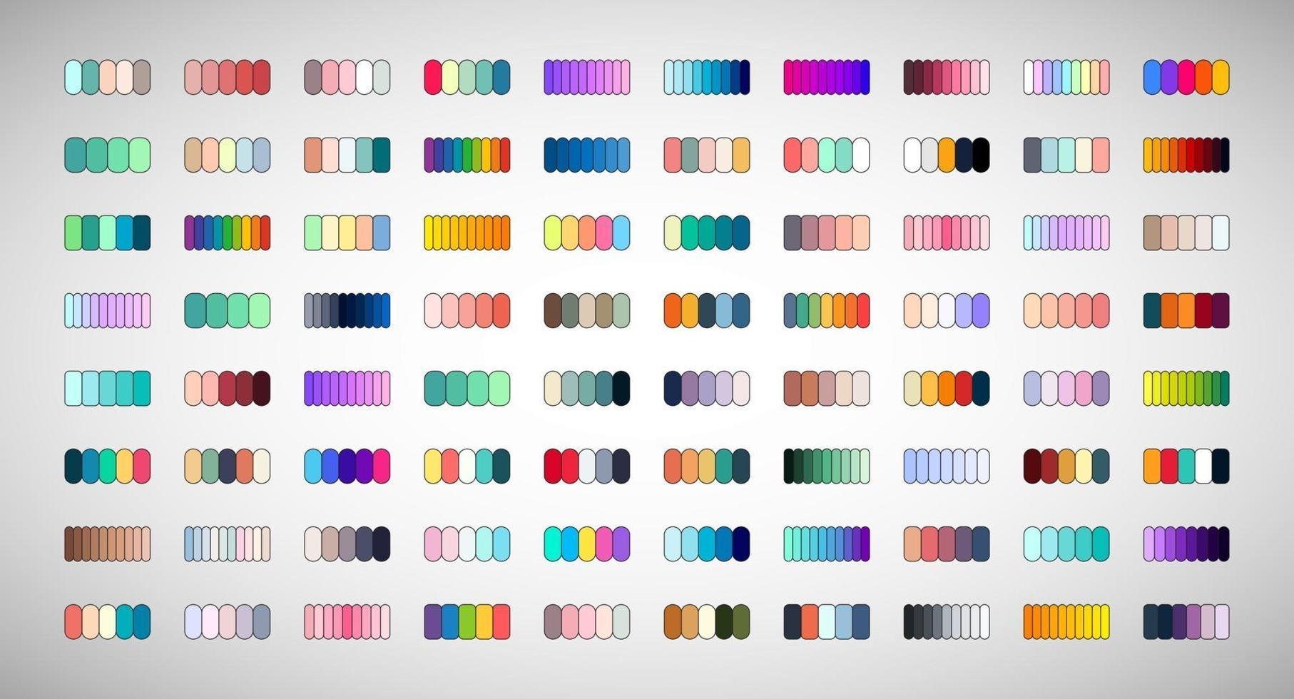 New gradient trend. Perfect colors for design. Vector. vector