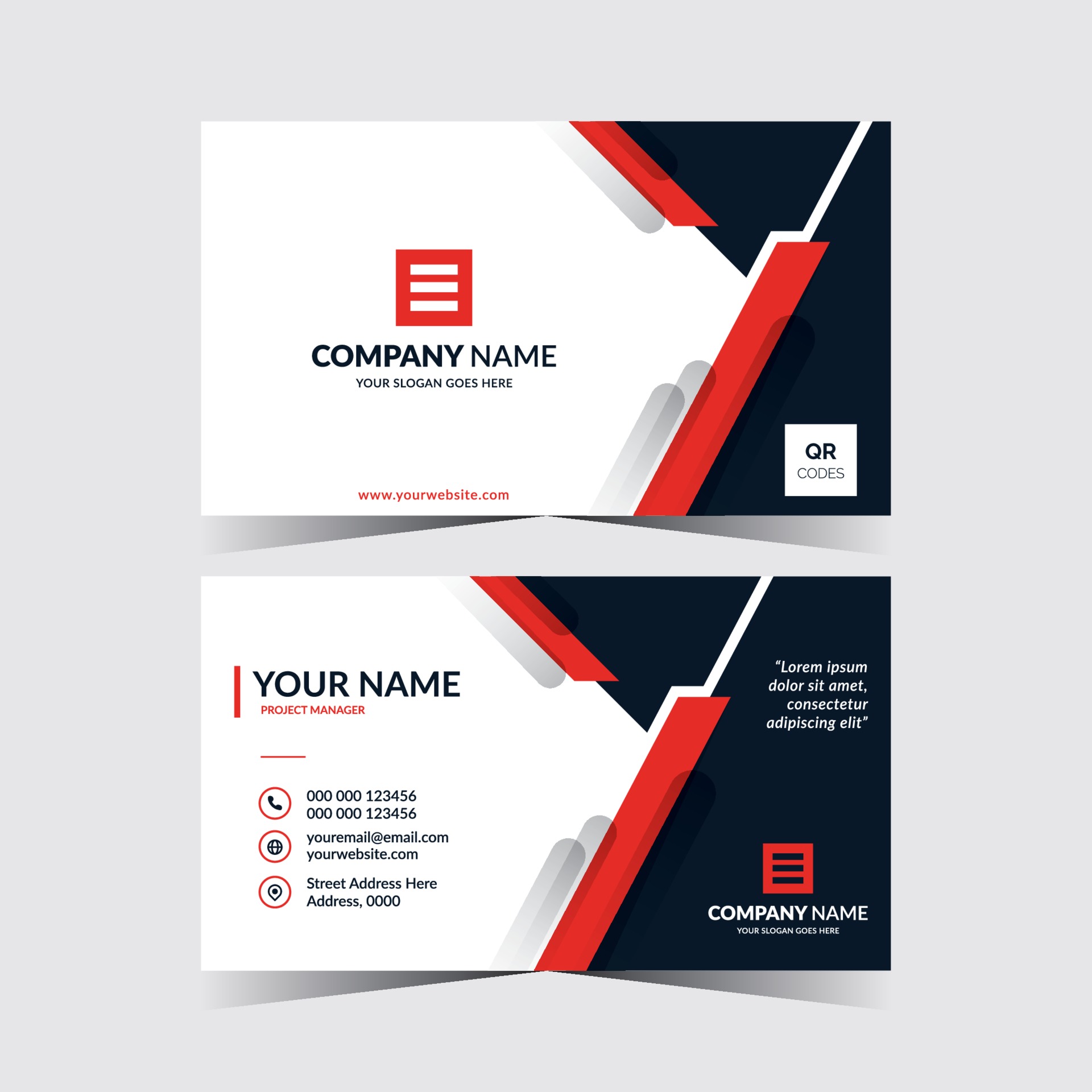 front-and-back-side-business-card-template-2037310-vector-art-at-vecteezy