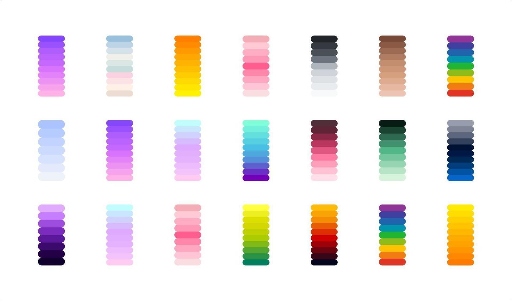 New gradient trend. Perfect colors for design. Vector. vector