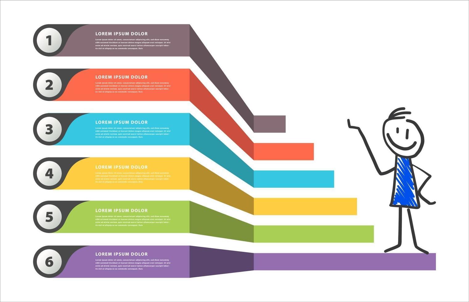 Vector infographic design template.