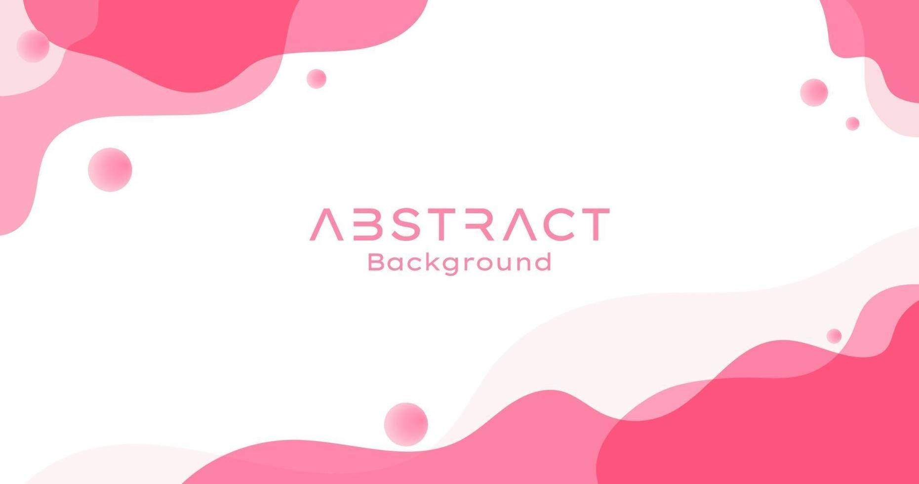 Abstract pink background with beautiful fluid shapes. vector