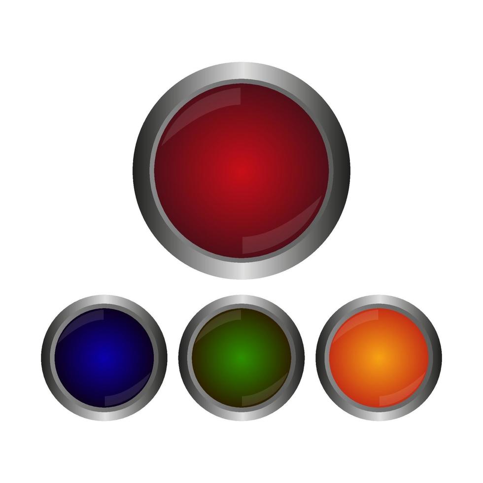 Web Button Set vector