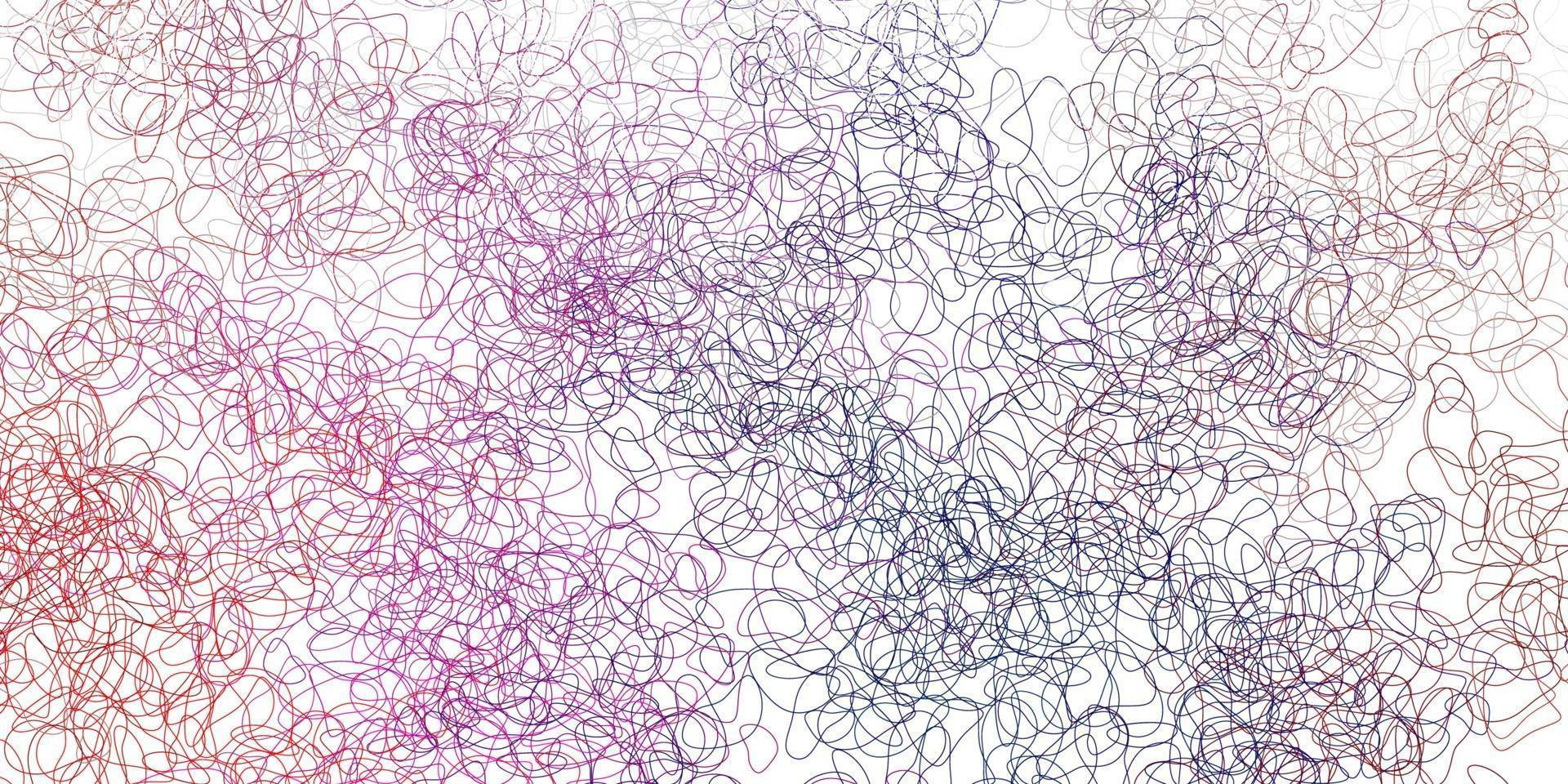 Light blue, red vector backdrop with chaotic shapes.