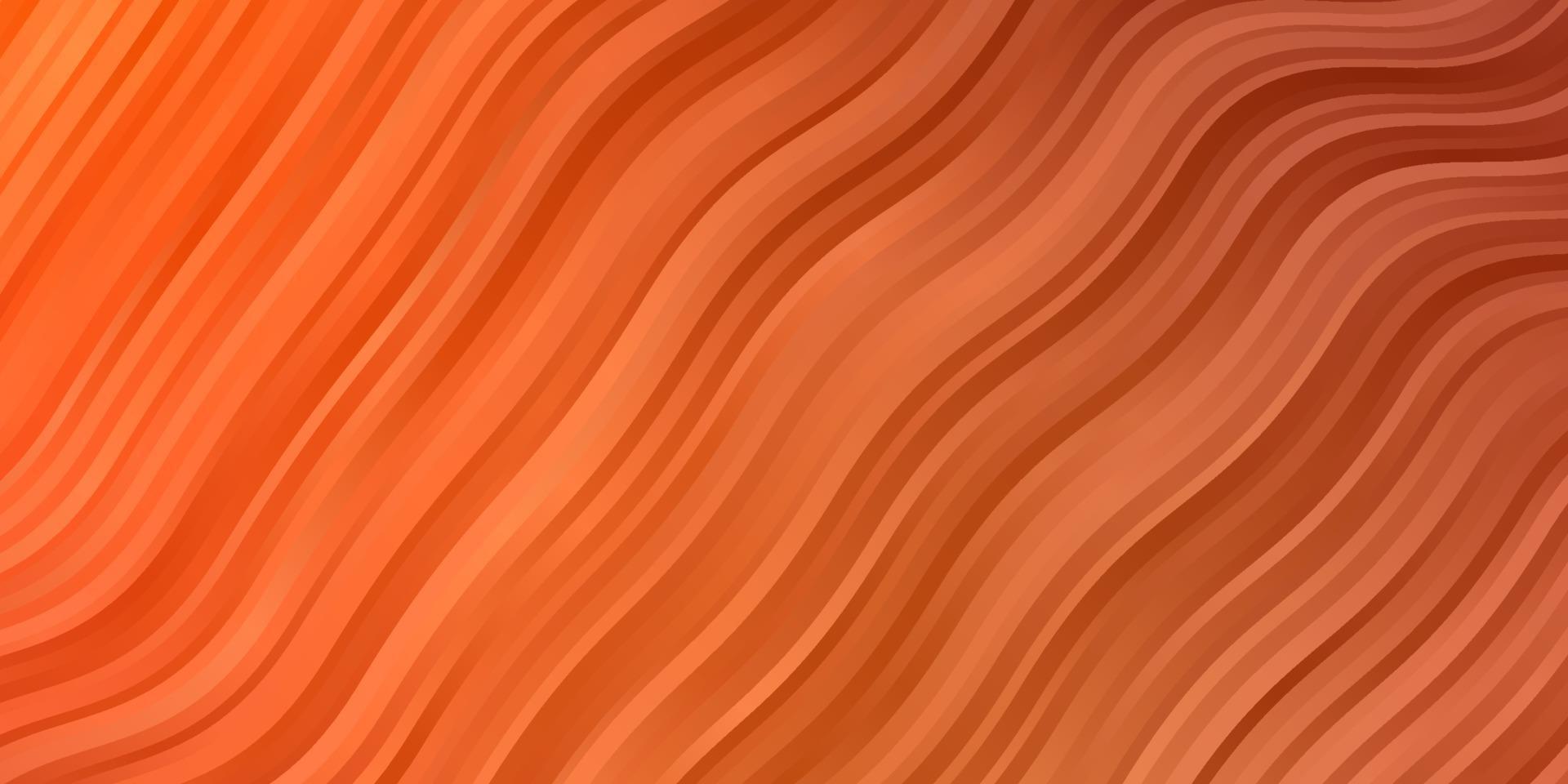 Light Orange vector template with wry lines.