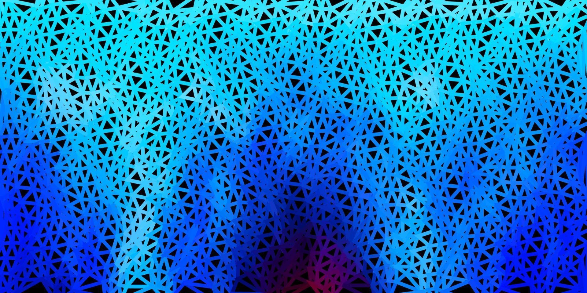 Light blue, red vector polygonal backdrop.