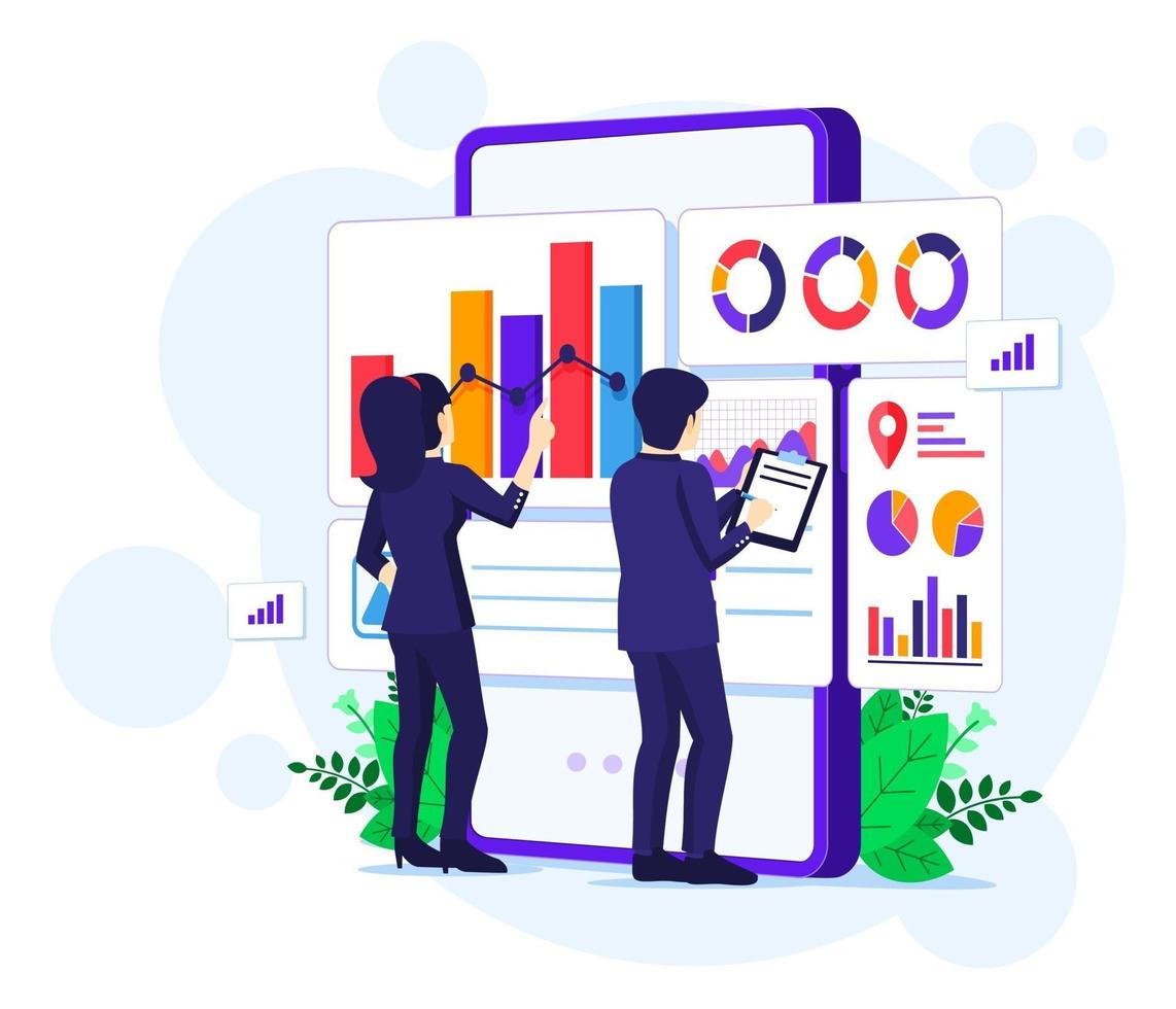 Data Analysis concept vector