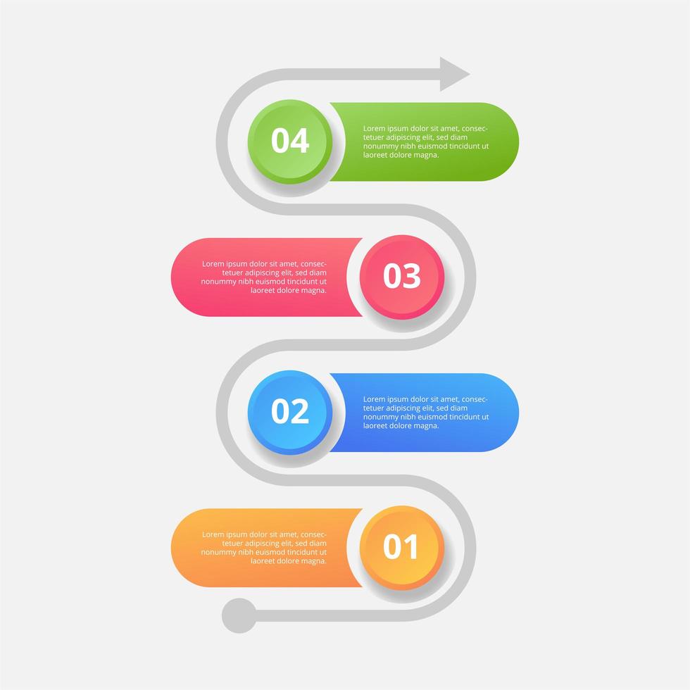 Timeline infographic design elements. Modern infographic design vector