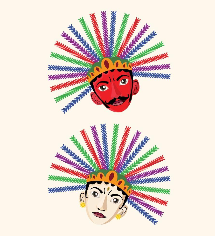 Giant Mask Ondel-Ondel vector