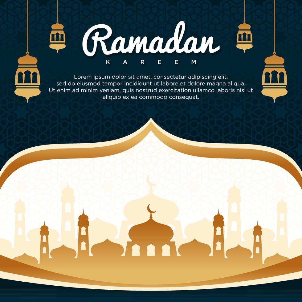 Ramadan Kareem Vector Background