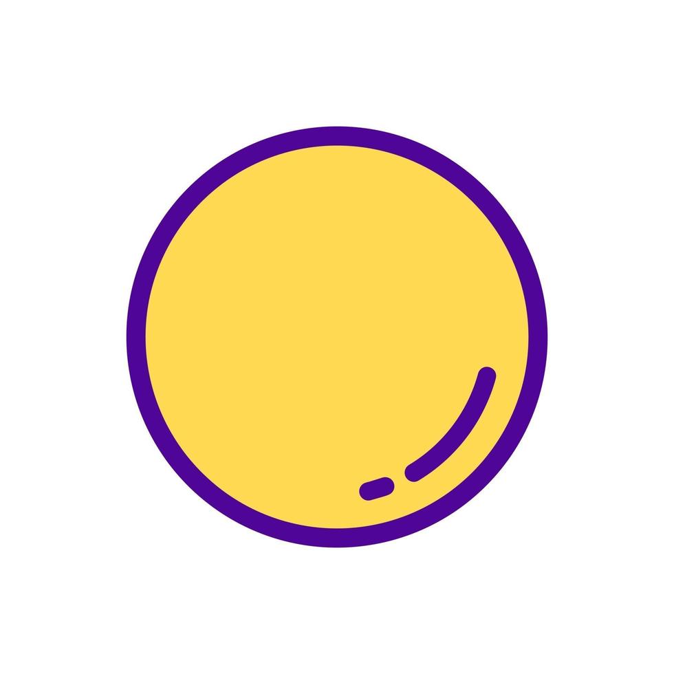 Moon Two Tones Science Icon Symbol vector
