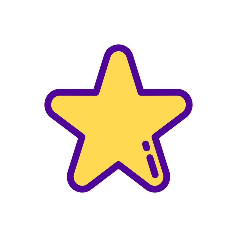 Star Two Tones Science Icon Symbol vector