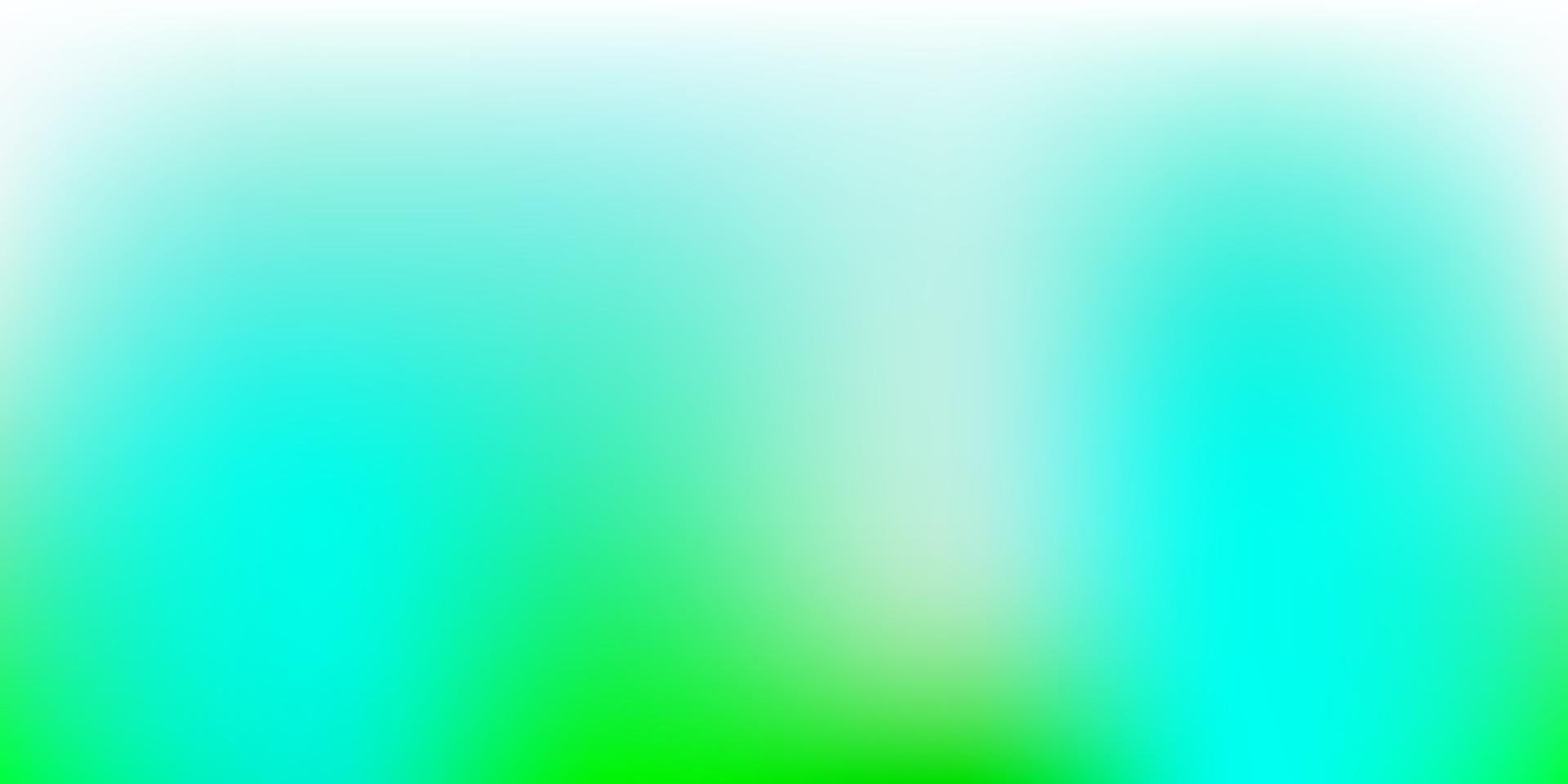 Light Green vector gradient blur pattern.