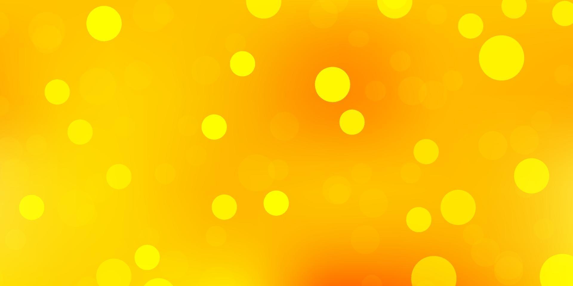 Light orange vector texture with disks.