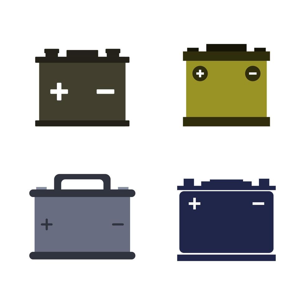 Car Battery Set vector