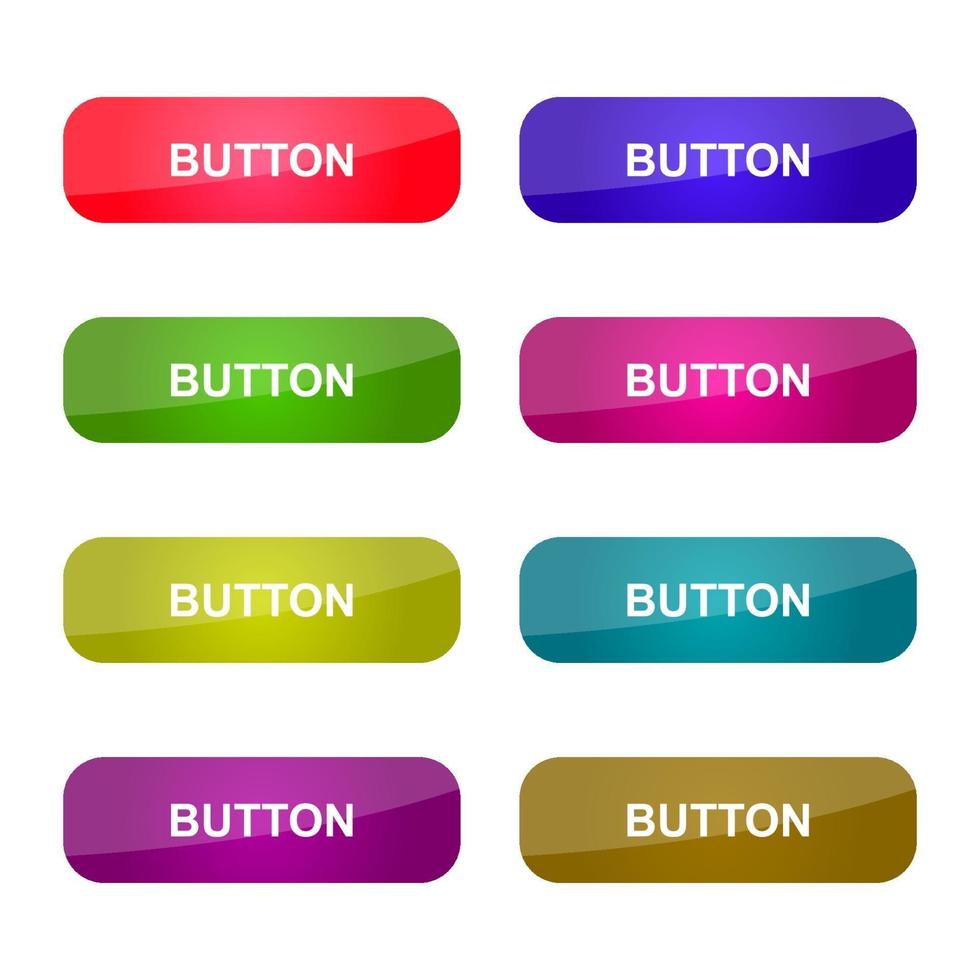 Set Of Web Button On White Background 2040188 Vector Art at Vecteezy