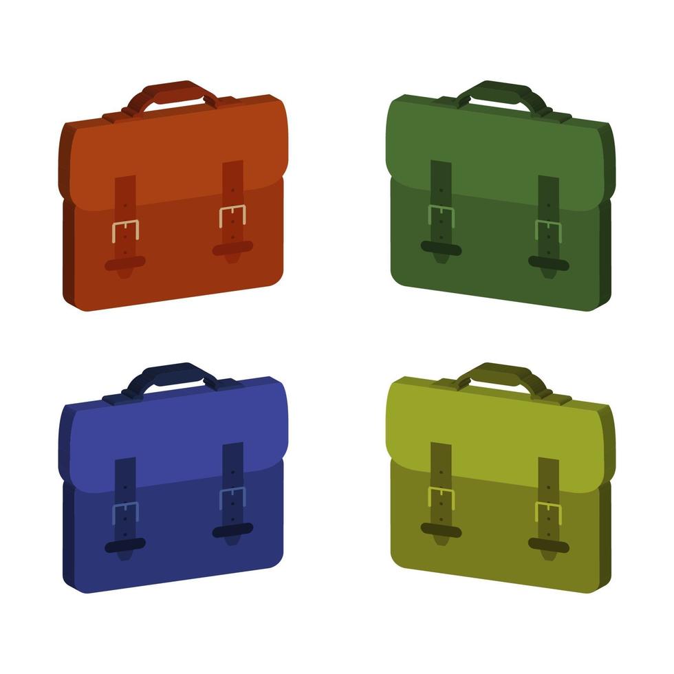 Work Suitcase Set 2040313 Vector Art at Vecteezy