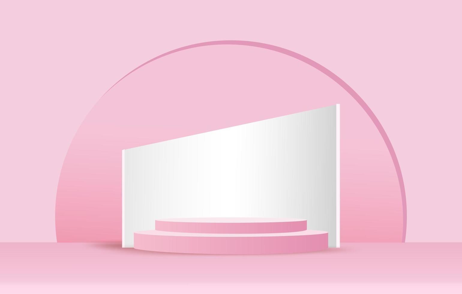 Download Abstract Minimal Scene On Pastel Background With Cylinder Podium And Circle Light Stage Mockup Showcase For Product Banner Sale Presentation Cosmetic And Discount 3d Vector Illustration 2040558 Vector Art At Vecteezy
