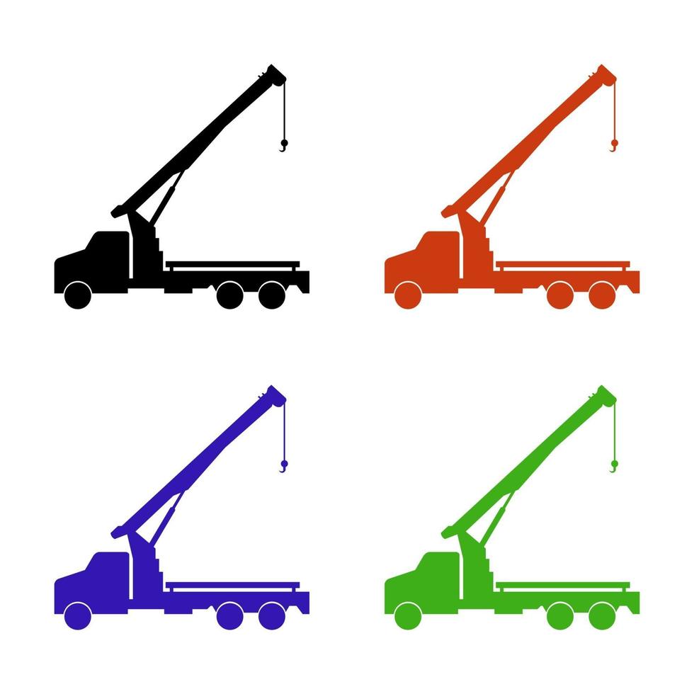 Set Of Cranes vector