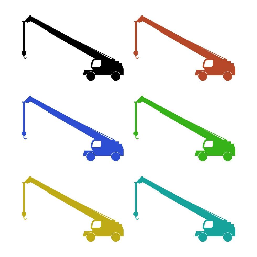 Set Of Cranes vector