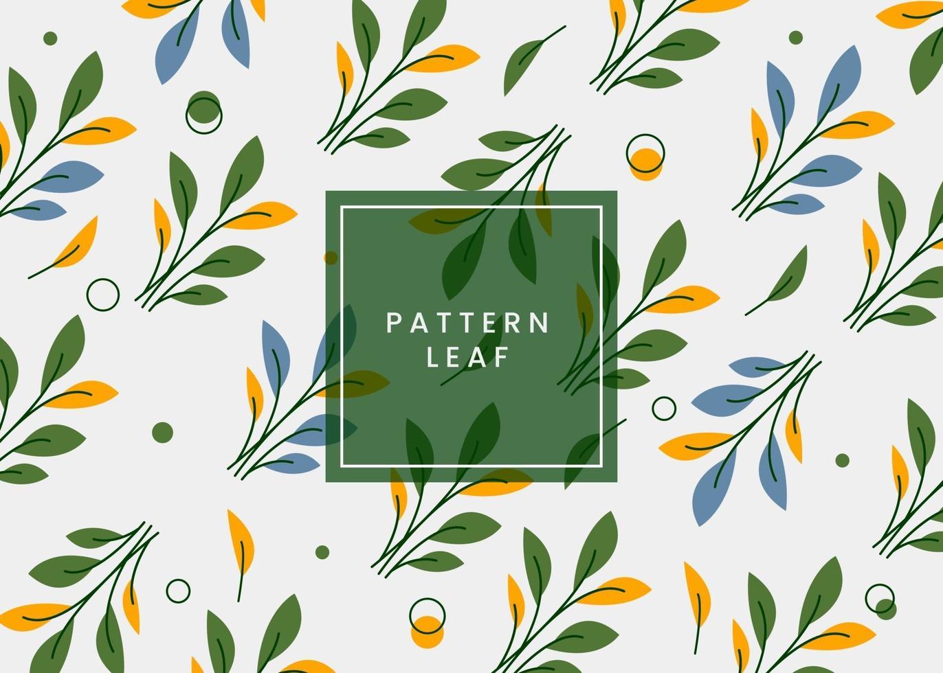 Modern flower pattern background ready to print. vector