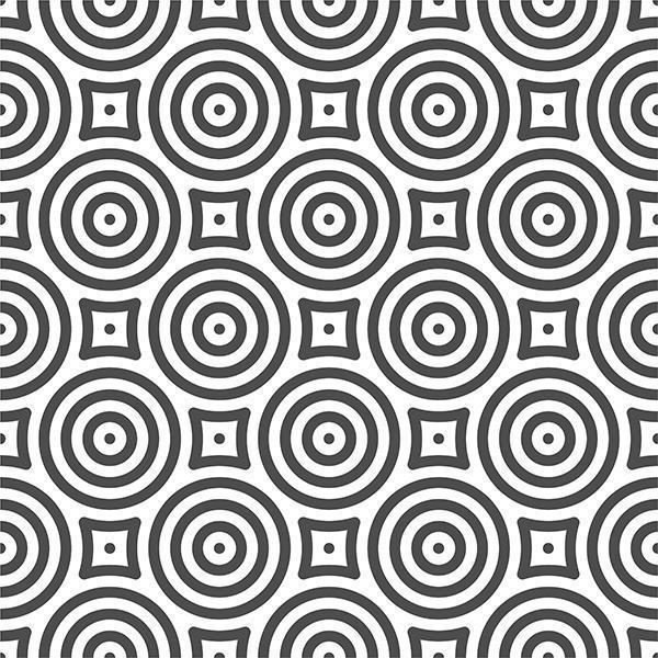 patrón de formas abstractas círculo transparente. patrón geométrico abstracto para diversos fines de diseño. vector