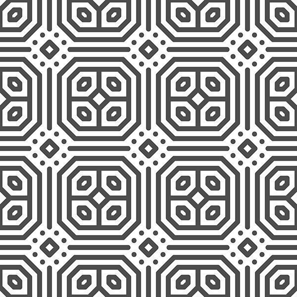 patrón de formas hexagonales octogonales sin fisuras abstractas. patrón geométrico abstracto para diversos fines de diseño. vector