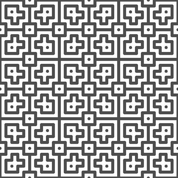 Abstract seamless square fish shapes pattern. Abstract geometric pattern for various design purposes. vector