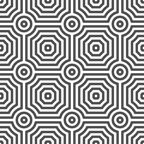 Abstract seamless curvy circle square shapes pattern. Abstract geometric pattern for various design purposes. vector