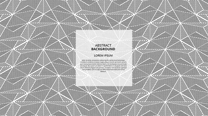 Abstract geometric lines pattern vector