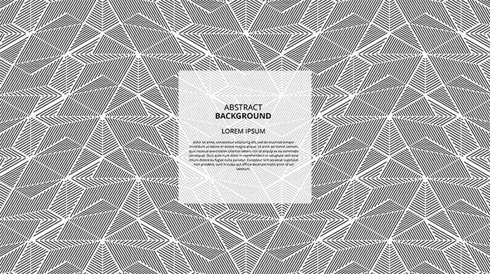 Abstract geometric lines pattern vector