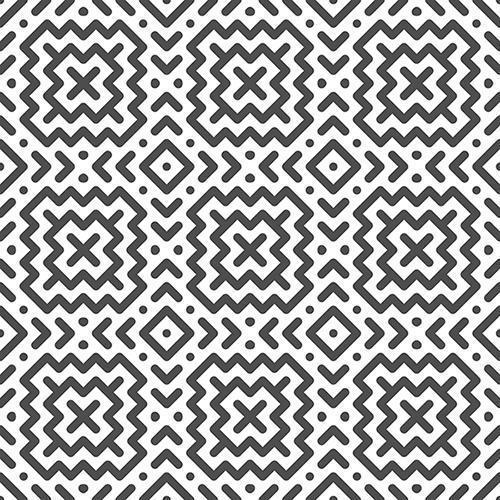 Abstract seamless diagonal cross square zigzag shapes pattern. Abstract geometric pattern for various design purposes. vector