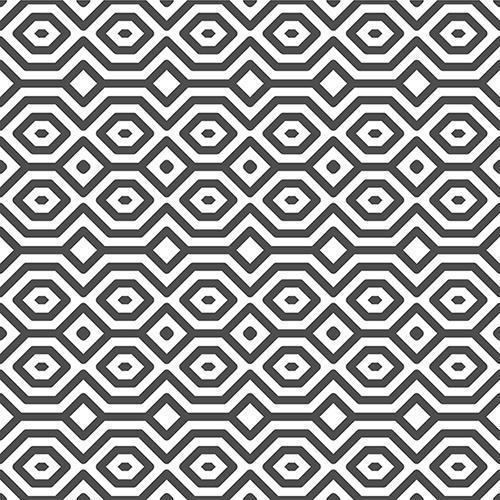 Abstract seamless horizontal hexagon square shapes pattern. Abstract geometric pattern for various design purposes. vector