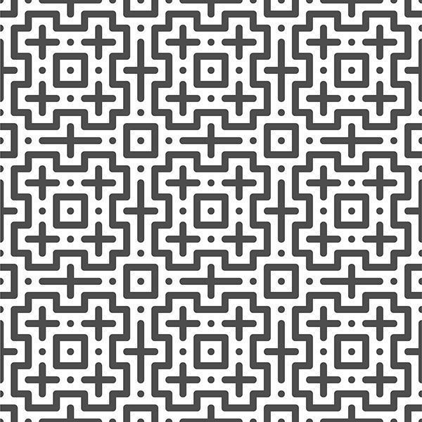 Abstract seamless dot square cross shapes pattern. Abstract geometric pattern for various design purposes. vector