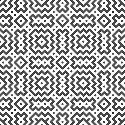 Abstract seamless diagonal dot square zigzag shapes pattern. Abstract geometric pattern for various design purposes. vector