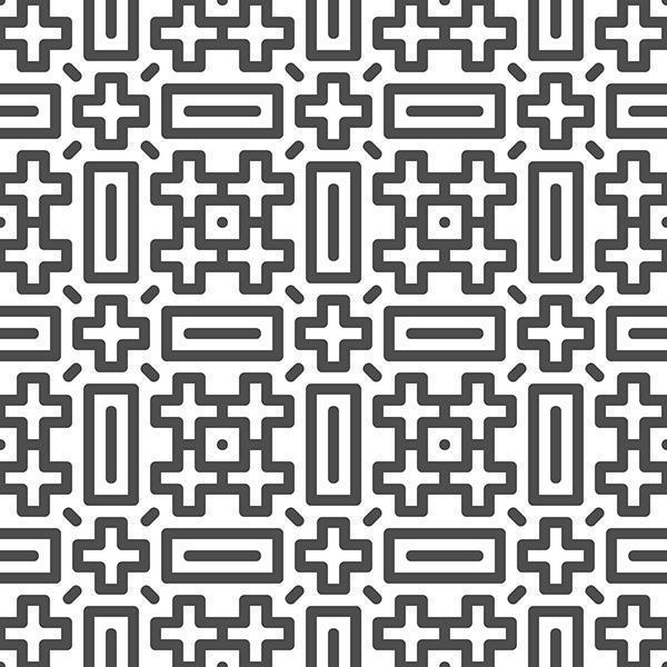 Abstract seamless cross square shapes pattern. Abstract geometric pattern for various design purposes. vector