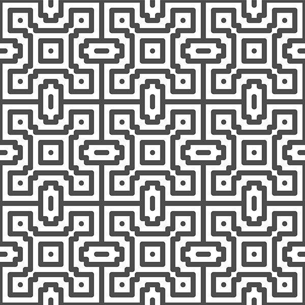Abstract seamless dot square zigzag shapes pattern. Abstract geometric pattern for various design purposes. vector