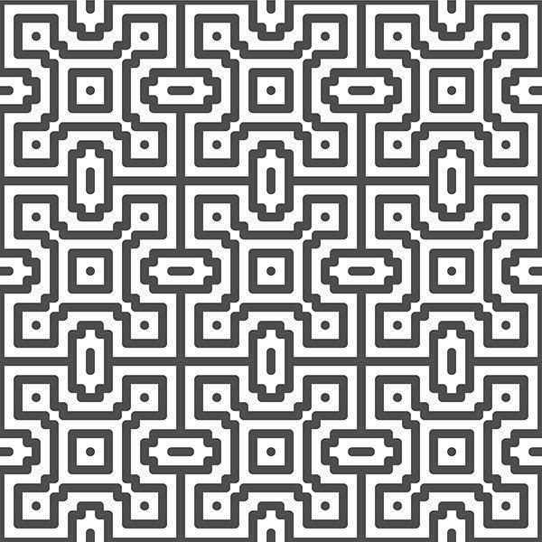 Abstract seamless dot square zigzag shapes pattern. Abstract geometric pattern for various design purposes. vector