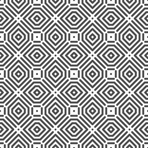 Abstract seamless hexagonal dot square shapes pattern. Abstract geometric pattern for various design purposes. vector