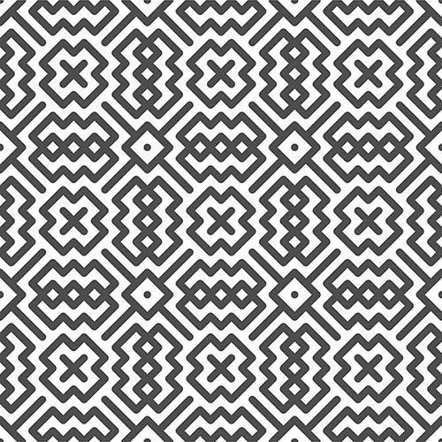 Abstract seamless diagonal cross square zigzag shapes pattern. Abstract geometric pattern for various design purposes. vector