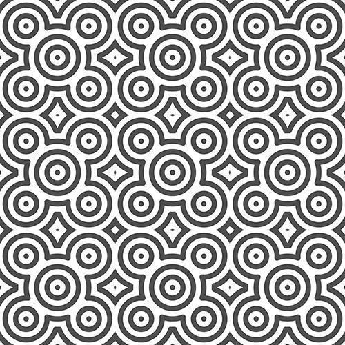 Abstract seamless centered dot circle shapes pattern. Abstract geometric pattern for various design purposes. vector
