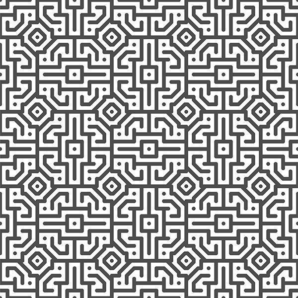 Abstract seamless centered square shapes pattern. Abstract geometric pattern for various design purposes. vector