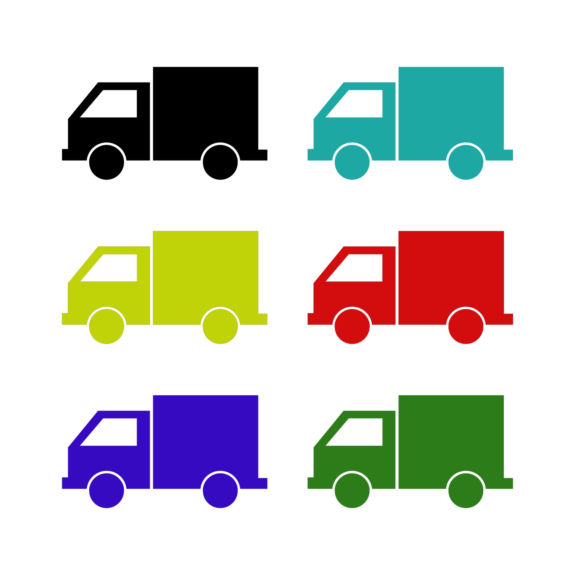 Truck On White Background 2042609 Vector Art at Vecteezy