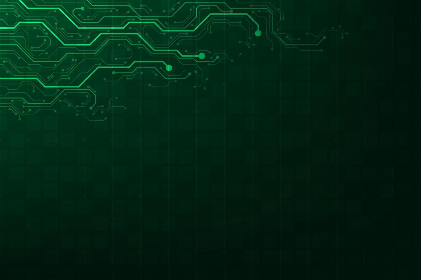 Design in the concept of electronic circuit boards. vector