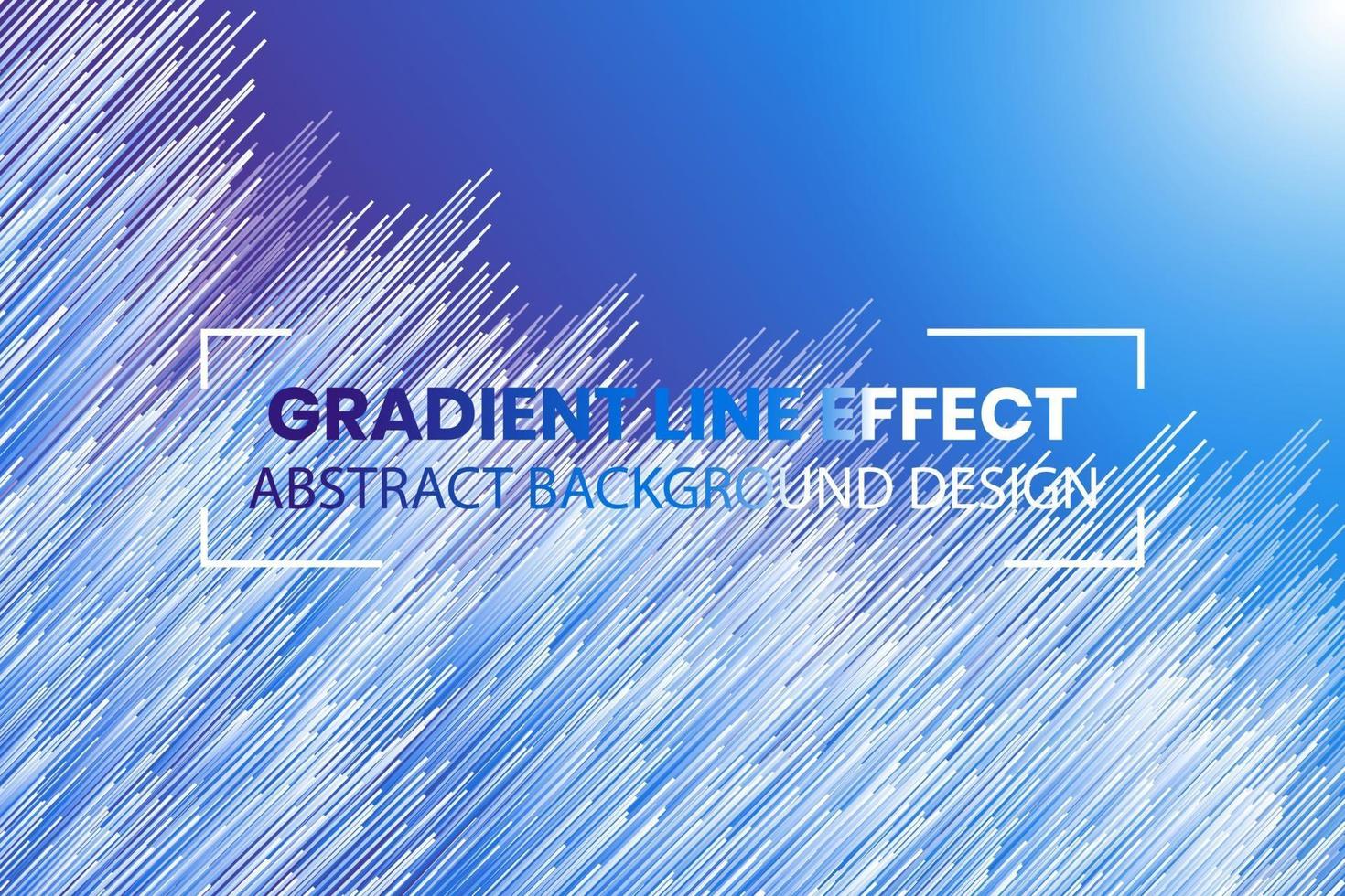 Gradient line effect abstract background design. vector