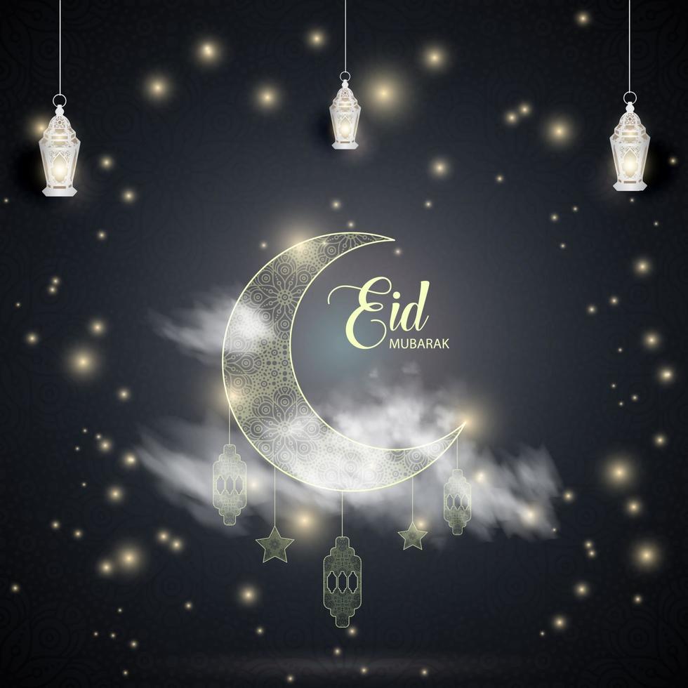 Eid Islamic Holyday Background Design vector