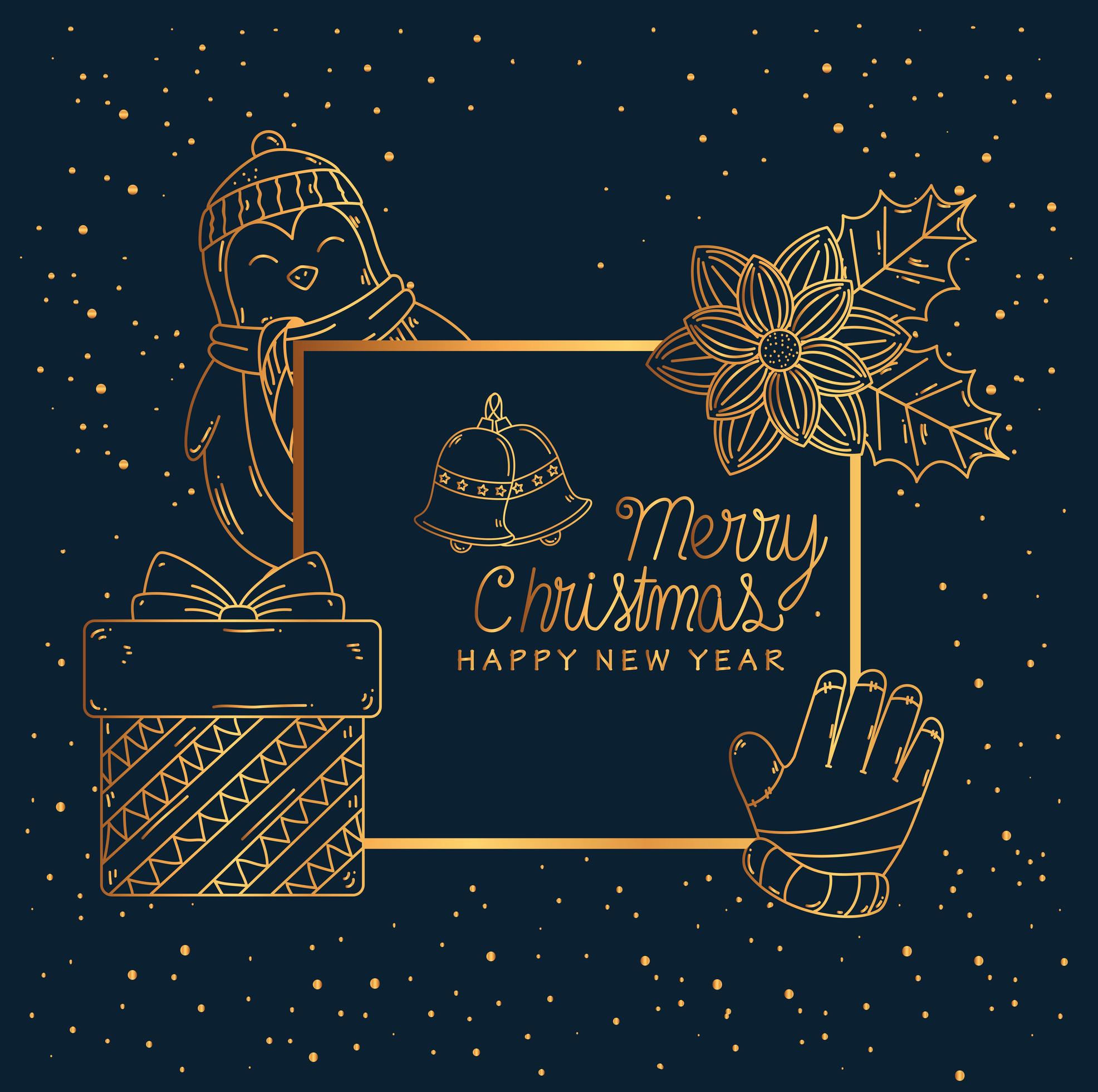 Merry Christmas and happy new year banner 2043496 Vector Art at Vecteezy