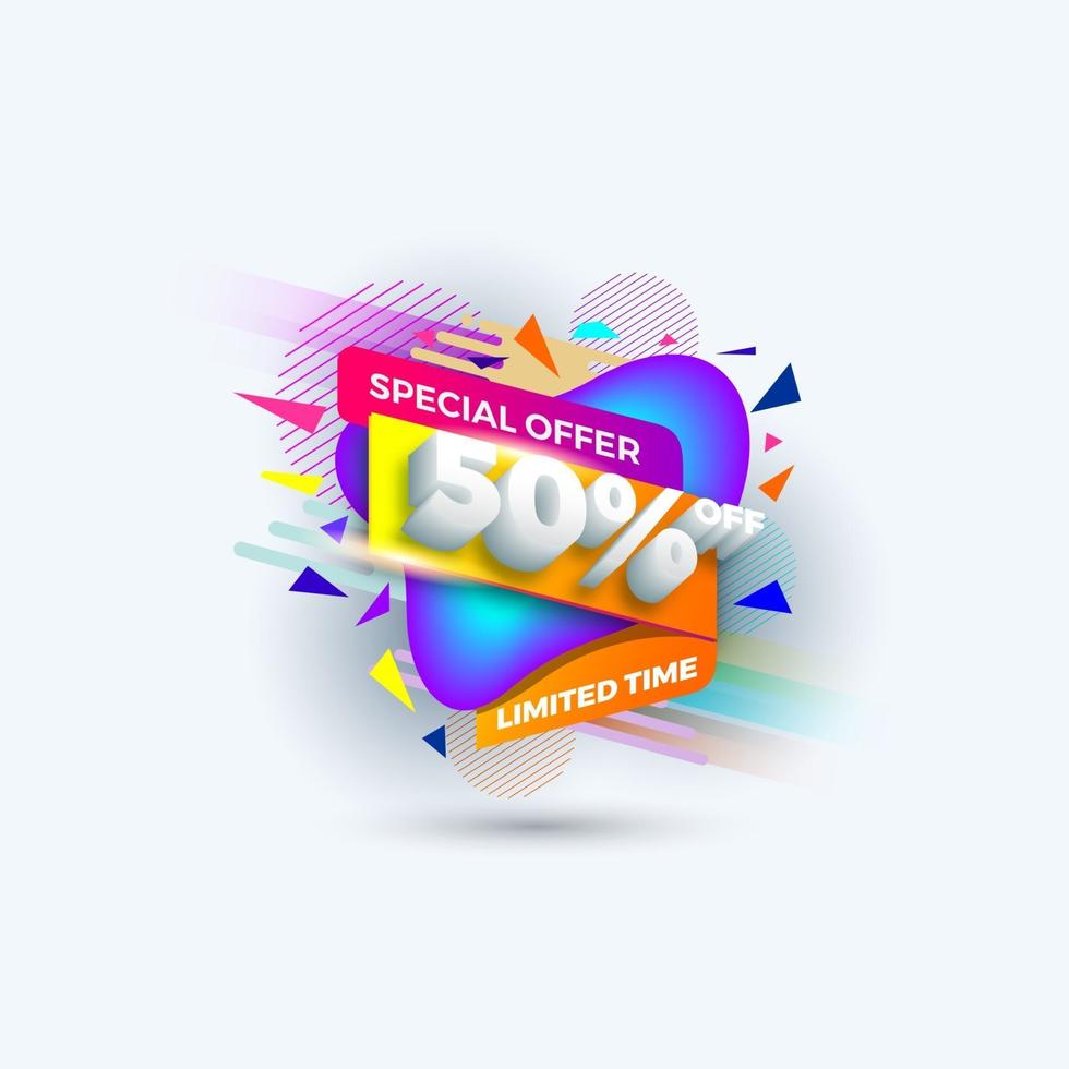 special offer banner sale promotion web market poster vector file