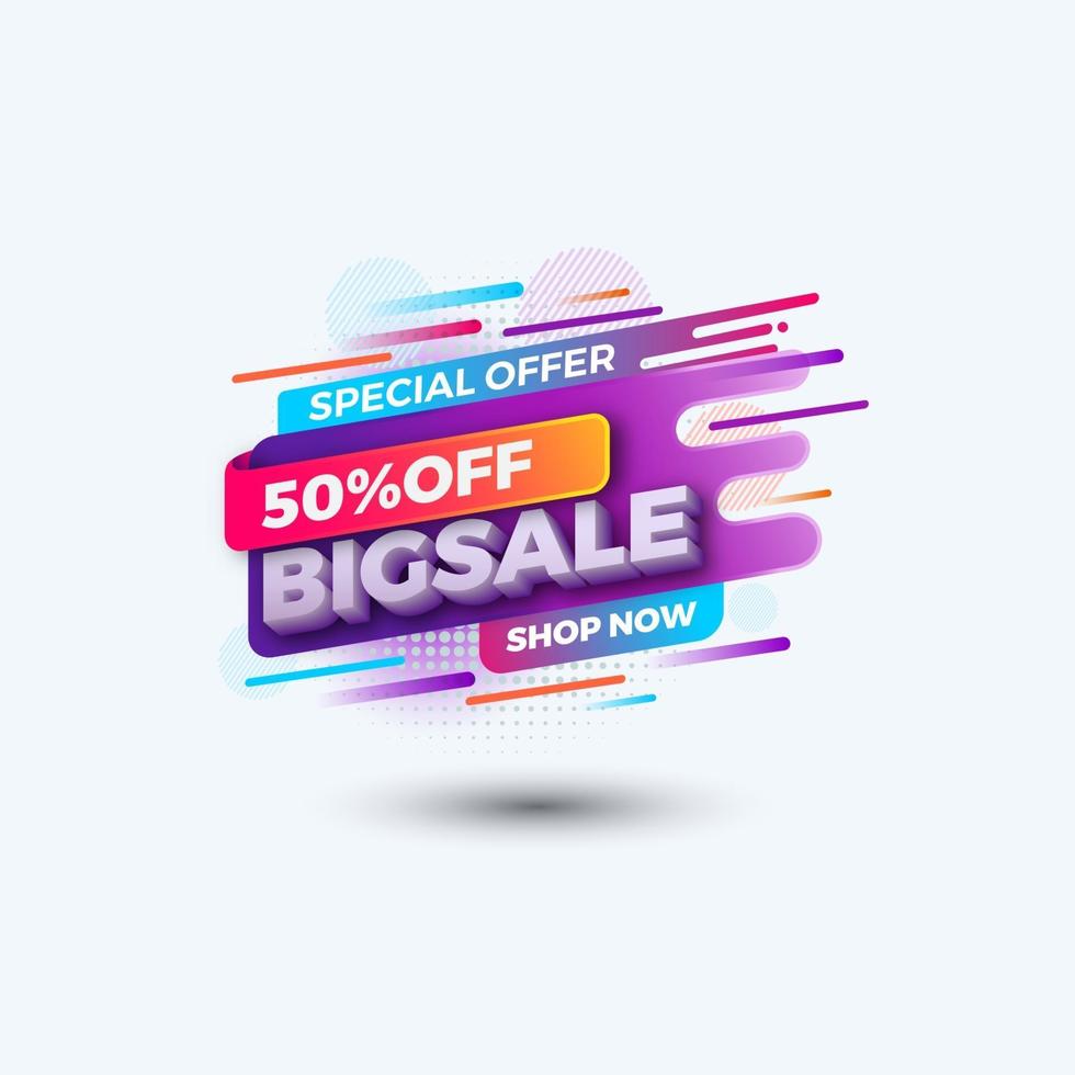 special offer banner sale promotion web market poster vector file