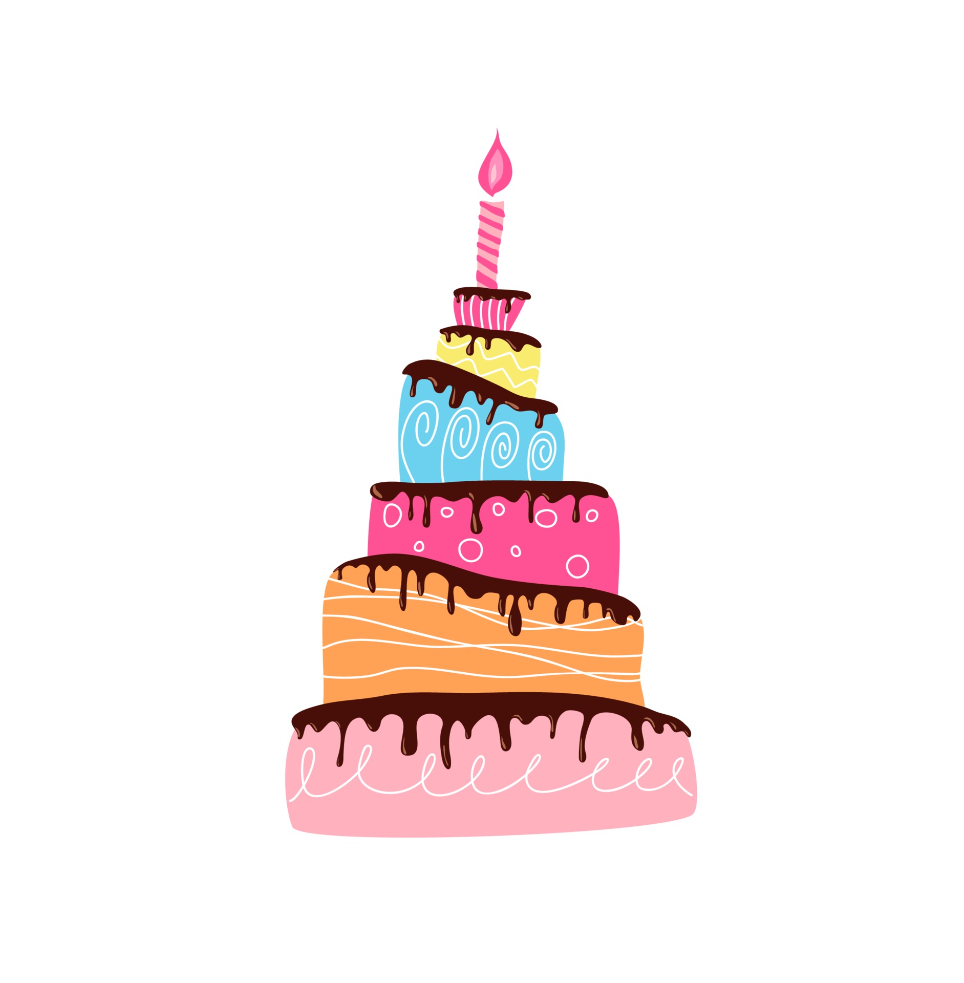Vector Happy holiday cream cake with candle. Holiday cooking cute illustration in cartoon style for decorating, anniversaries, weddings, birthdays, children party. Sweet pastries, muffin, cupcake 2044011 Vector Art at Vecteezy Vector Happy holiday cream cake with candle. Holiday cooking cute illustration in cartoon style for decorating, anniversaries, weddings, birthdays, children party. Sweet pastries, muffin, cupcake 2044011 Vector Art at Vecteezy