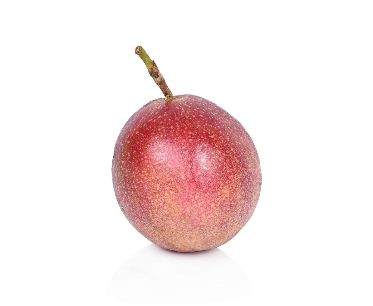 Passion fruit isolated on a white background photo